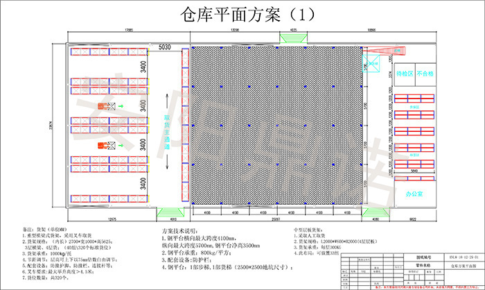 農資廠(chǎng)家倉庫貨架布置方案