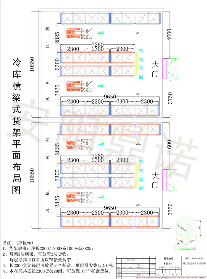 安陽(yáng)鼎諾醫藥行業(yè)倉庫貨架設計布局方案